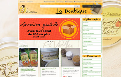 Exemples boutiques en ligne